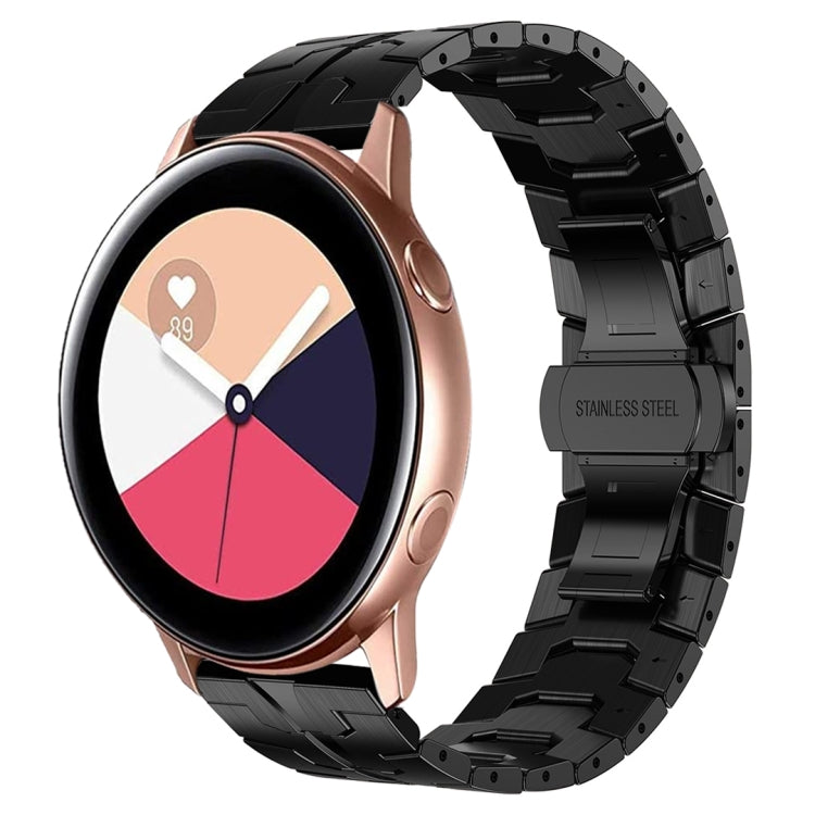 For Samsung Galaxy Watch Active Armor Stainless Steel Metal Watch Band