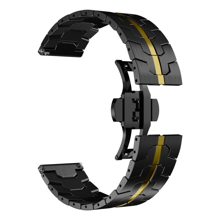 For Samsung Galaxy Watch Active Armor Stainless Steel Metal Watch Band