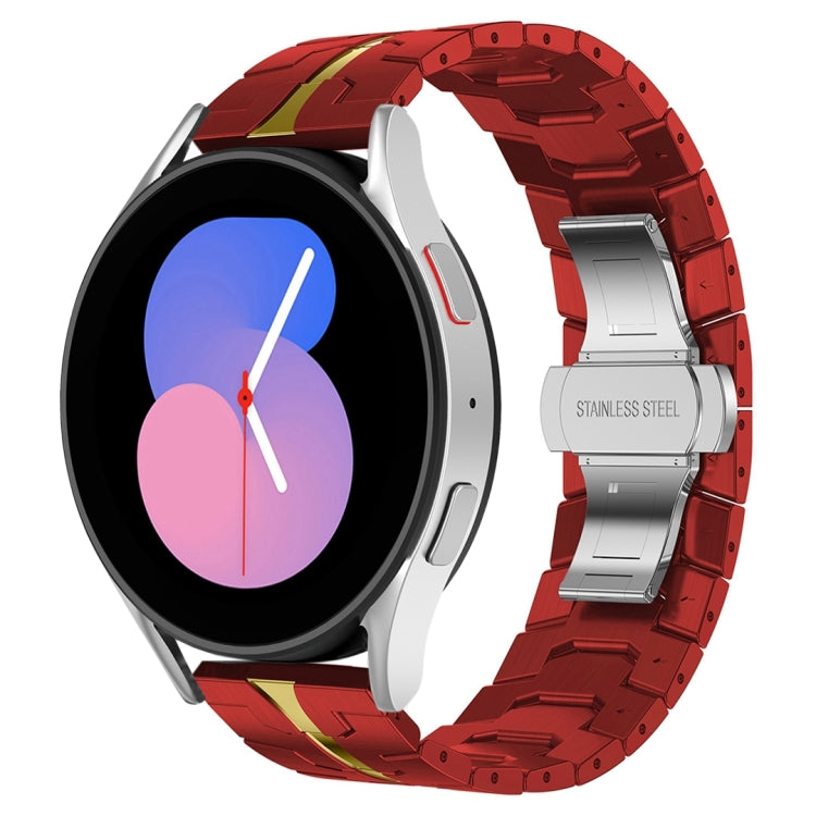 For Samsung Galaxy Watch5 / Watch5 Pro Armor Stainless Steel Metal Watch Band