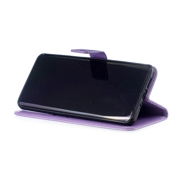 Plum Blossom Pattern Diamond Encrusted Leather Case for Huawei P30 Pro , with Holder & Card Slots