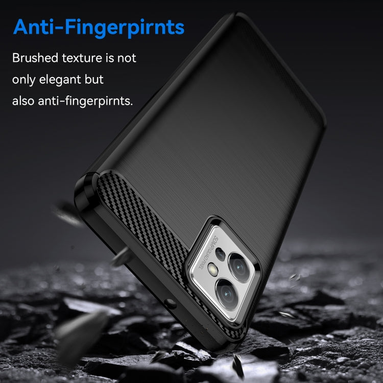 For Motorola Moto G32 Brushed Texture Carbon Fiber TPU Phone Case