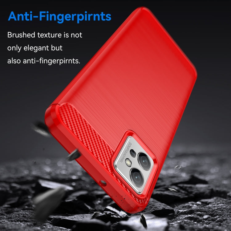 For Motorola Moto G32 Brushed Texture Carbon Fiber TPU Phone Case