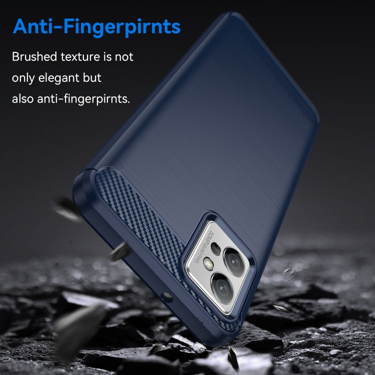 For Motorola Moto G32 Brushed Texture Carbon Fiber TPU Phone Case