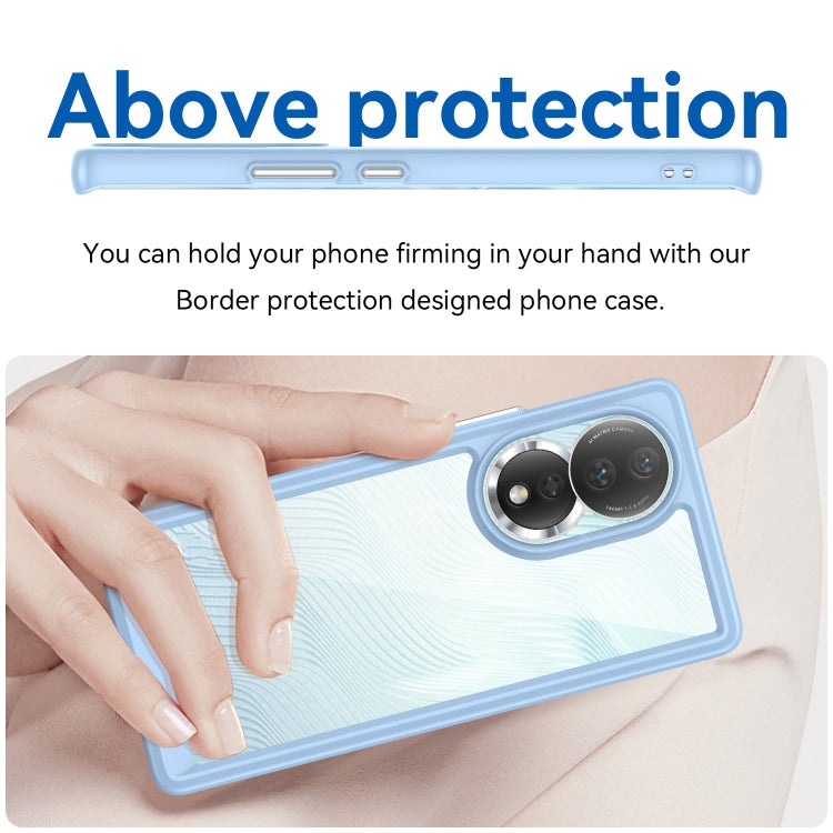 For Honor 80 Colorful Series Acrylic + TPU Phone Case