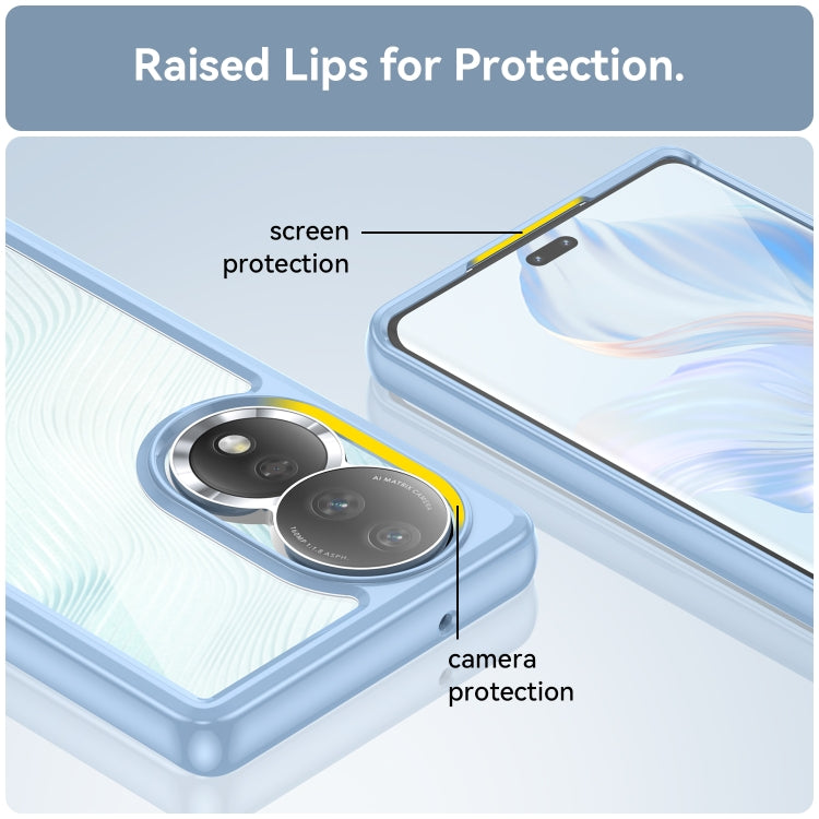 For Honor 80 Colorful Series Acrylic + TPU Phone Case