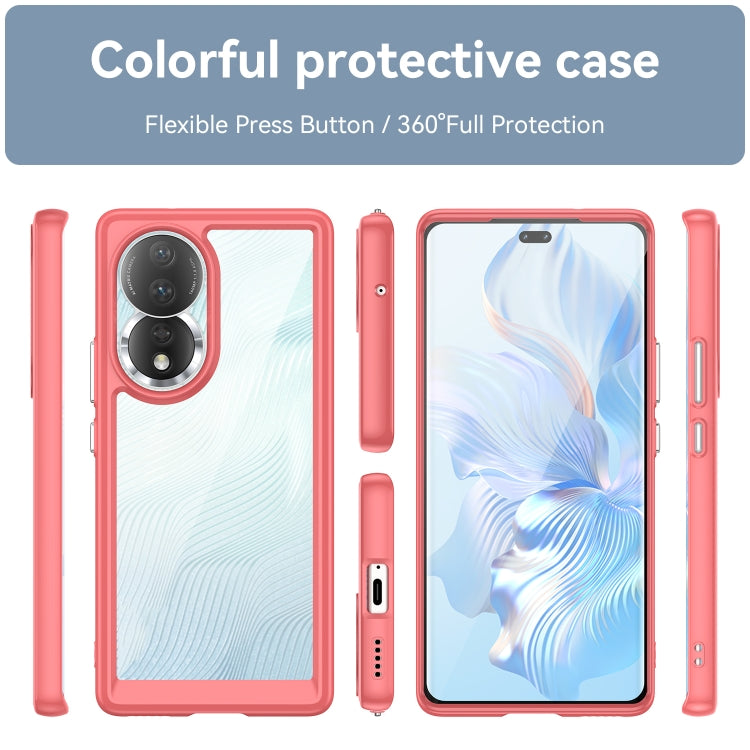 For Honor 80 Colorful Series Acrylic + TPU Phone Case