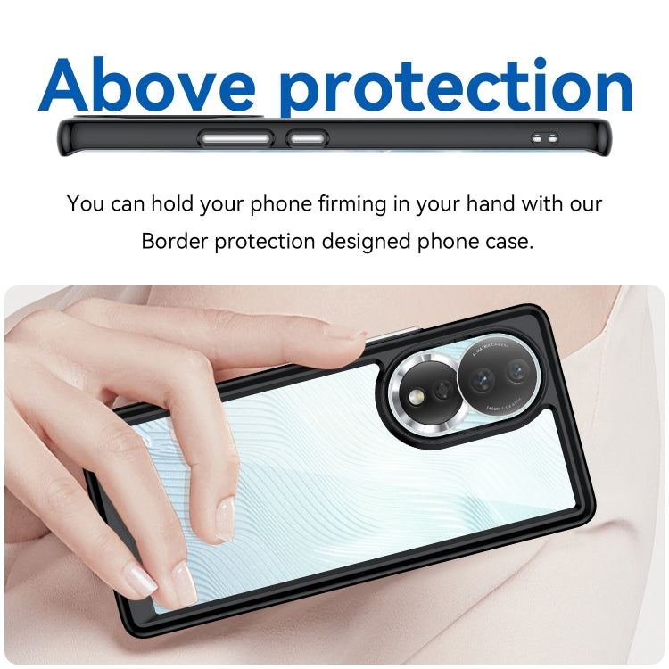 For Honor 80 Colorful Series Acrylic + TPU Phone Case