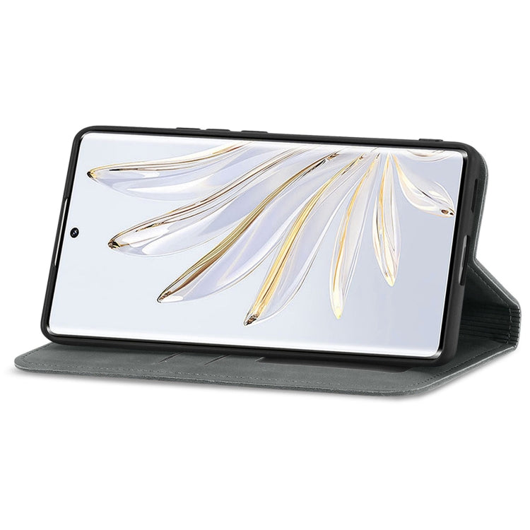 For Honor 70 Retro Skin Feel Magnetic Leather Phone Case