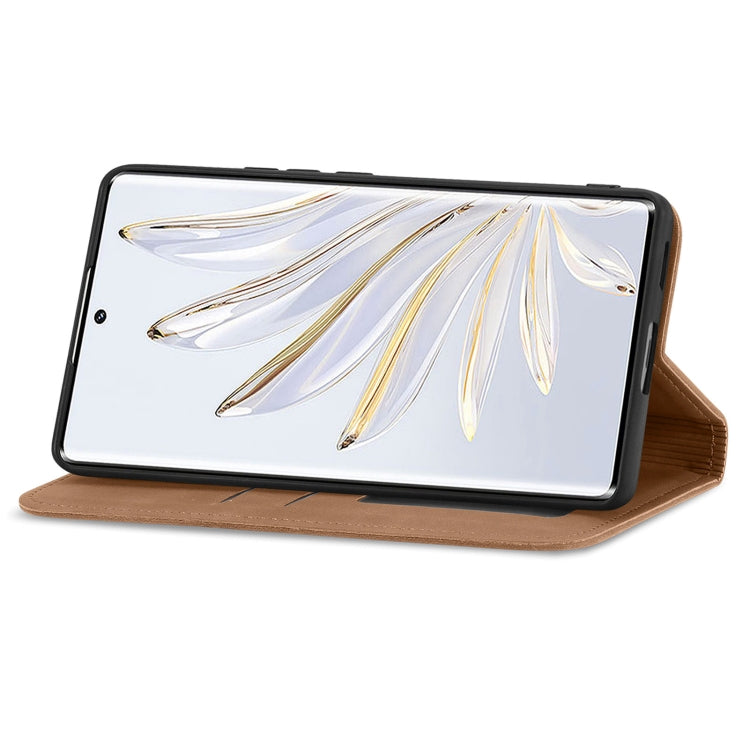 For Huawei Nova Y90 Retro Skin Feel Magnetic Leather Phone Case