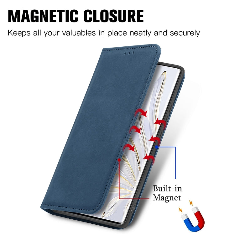 For Huawei Nova Y90 Retro Skin Feel Magnetic Leather Phone Case
