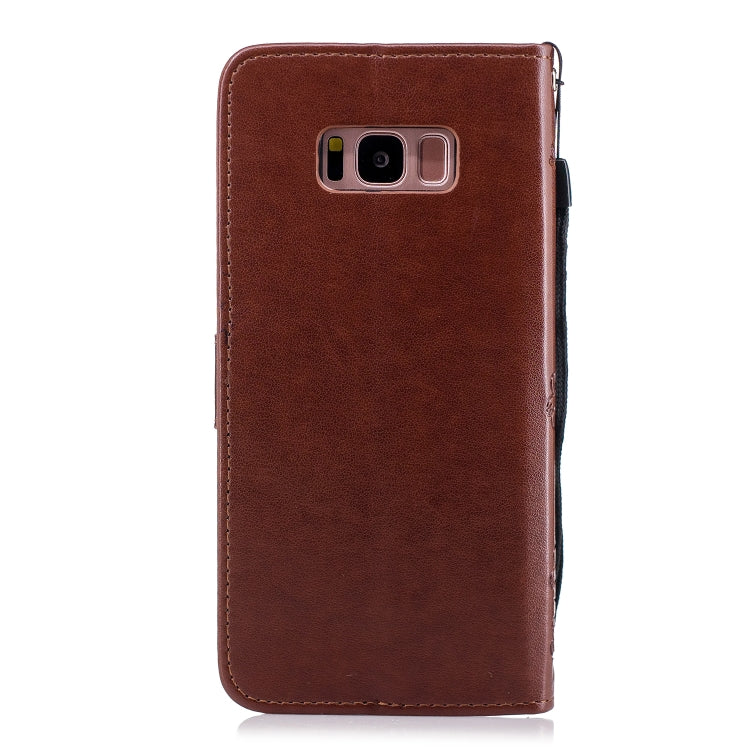 Plum Blossom Pattern Diamond Encrusted Leather Case for Galaxy S8 Plus  with Holder & Card Slots