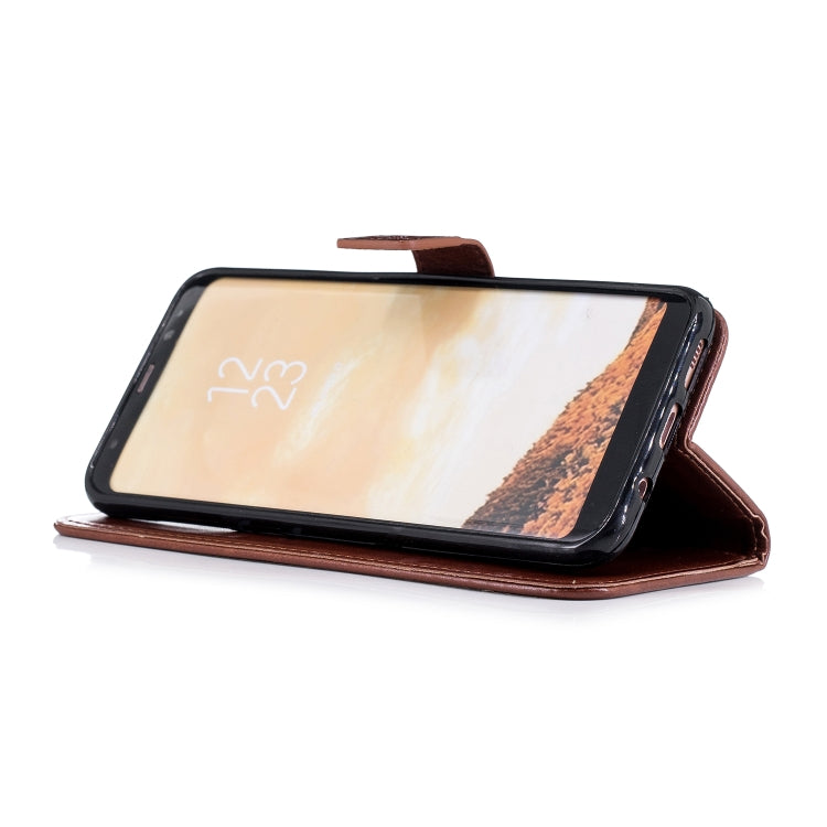 Plum Blossom Pattern Diamond Encrusted Leather Case for Galaxy S8 Plus  with Holder & Card Slots