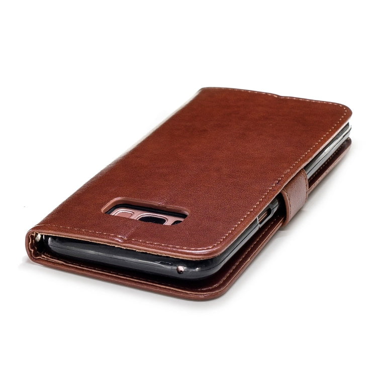 Plum Blossom Pattern Diamond Encrusted Leather Case for Galaxy S8 Plus  with Holder & Card Slots