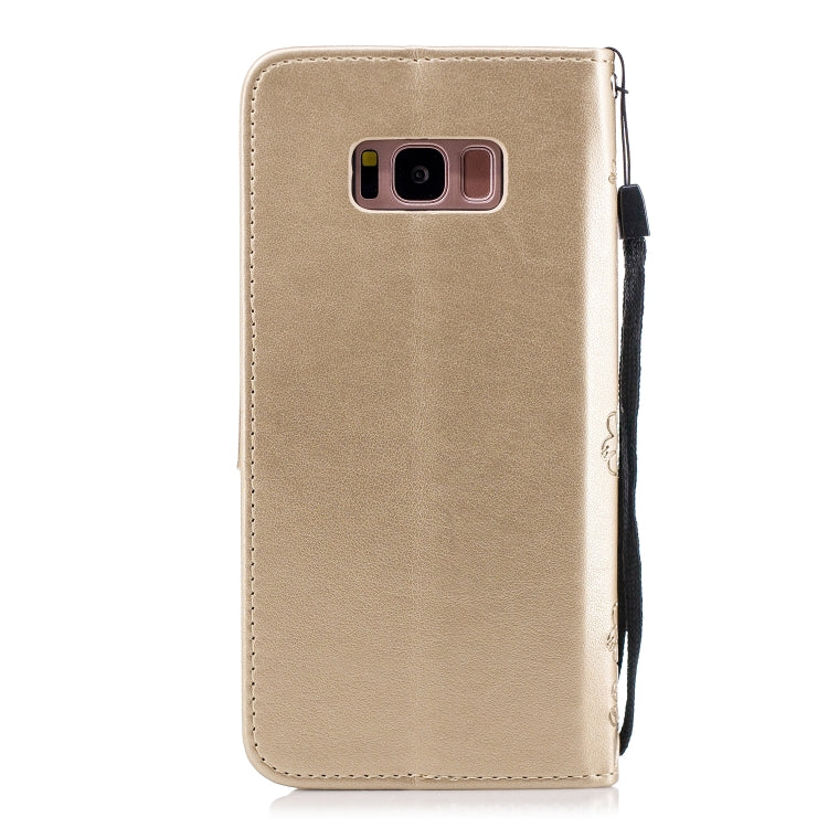 Plum Blossom Pattern Diamond Encrusted Leather Case for Galaxy S8 Plus  with Holder & Card Slots