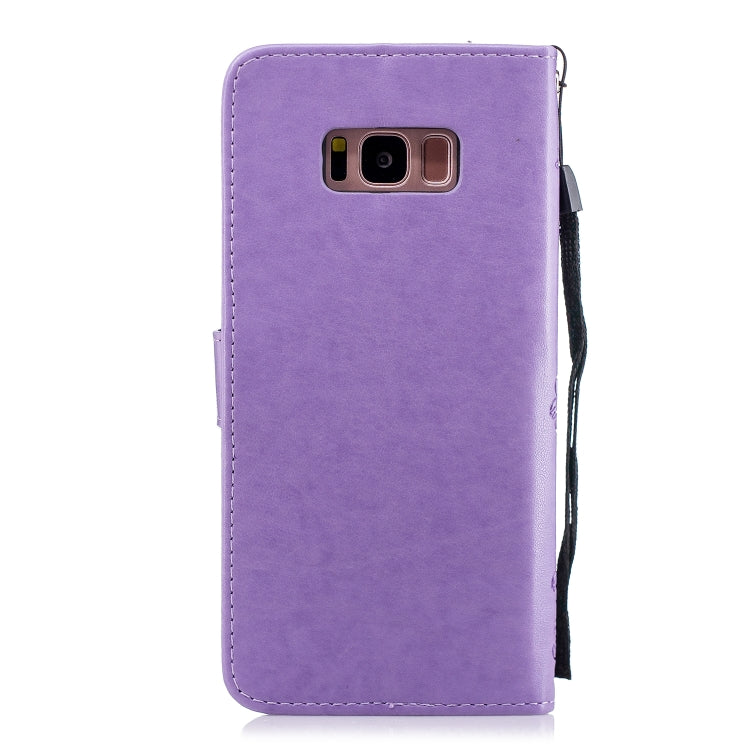Plum Blossom Pattern Diamond Encrusted Leather Case for Galaxy S8 Plus  with Holder & Card Slots