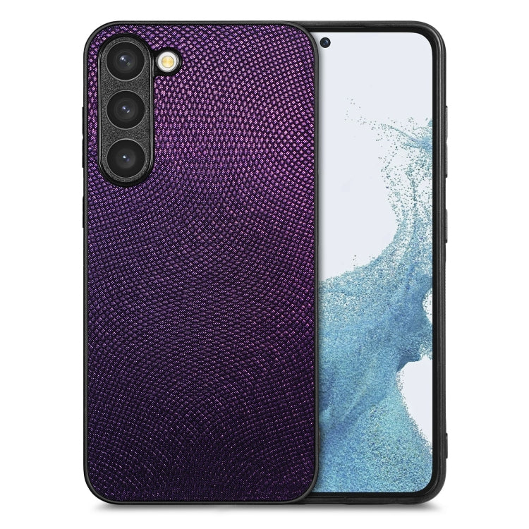 For Samsung Galaxy S23 5G Flow Color Back Cover Leather Phone Case