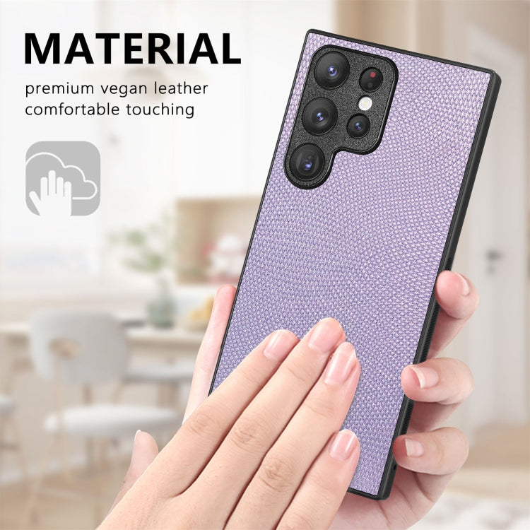 For Samsung Galaxy S23 Ultra 5G Flow Color Back Cover Leather Phone Case