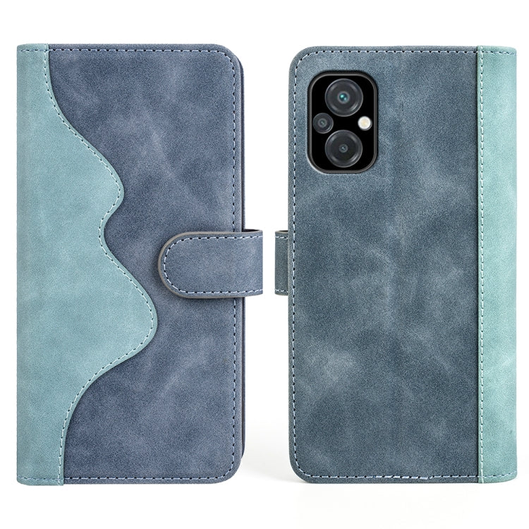 For Xiaomi Poco M5 4G Stitching Horizontal Flip Leather Phone Case