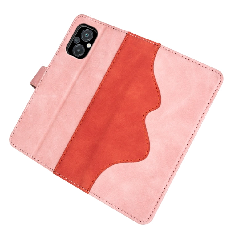 For Xiaomi Poco M5 4G Stitching Horizontal Flip Leather Phone Case