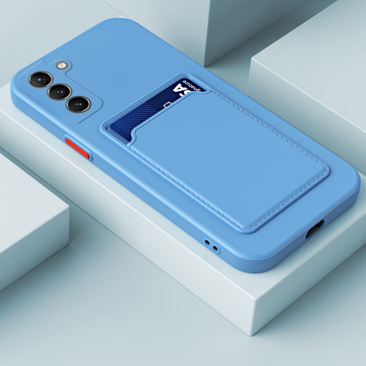 For Samsung Galaxy A54 5G Skin Feel Card TPU Contrast Color Button Phone Case