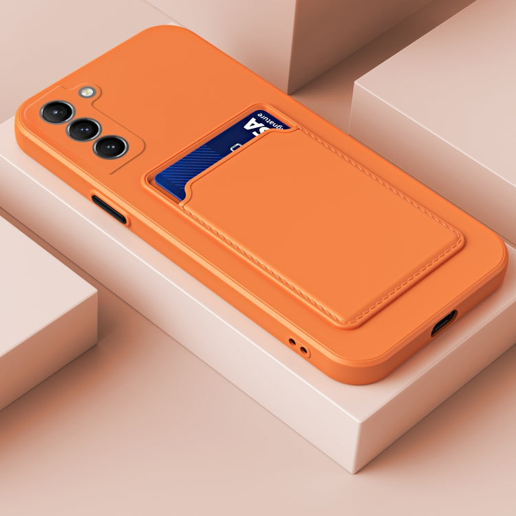 For Samsung Galaxy A54 5G Skin Feel Card TPU Contrast Color Button Phone Case