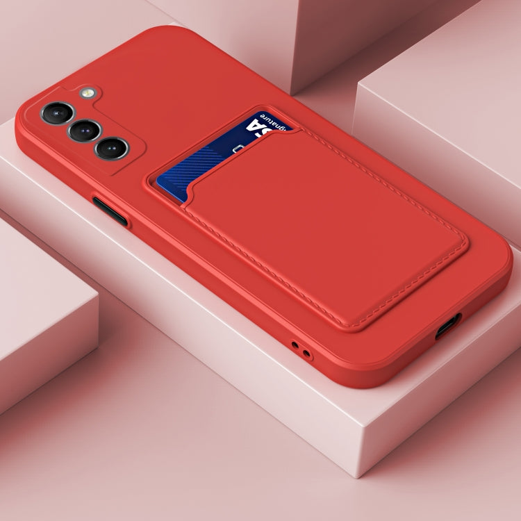 For Samsung Galaxy A54 5G Skin Feel Card TPU Contrast Color Button Phone Case