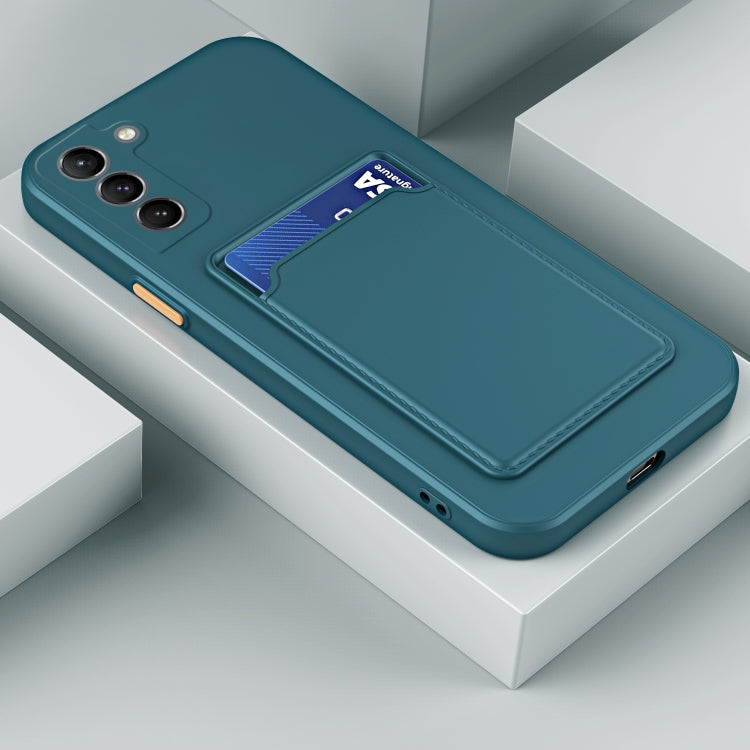 For Samsung Galaxy A54 5G Skin Feel Card TPU Contrast Color Button Phone Case