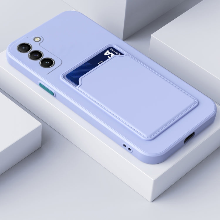 For Samsung Galaxy A54 5G Skin Feel Card TPU Contrast Color Button Phone Case