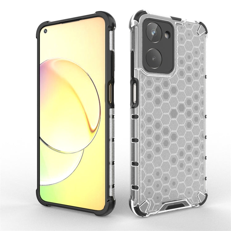 For Realme 10 Pro 5G Honeycomb Shockproof Phone Case
