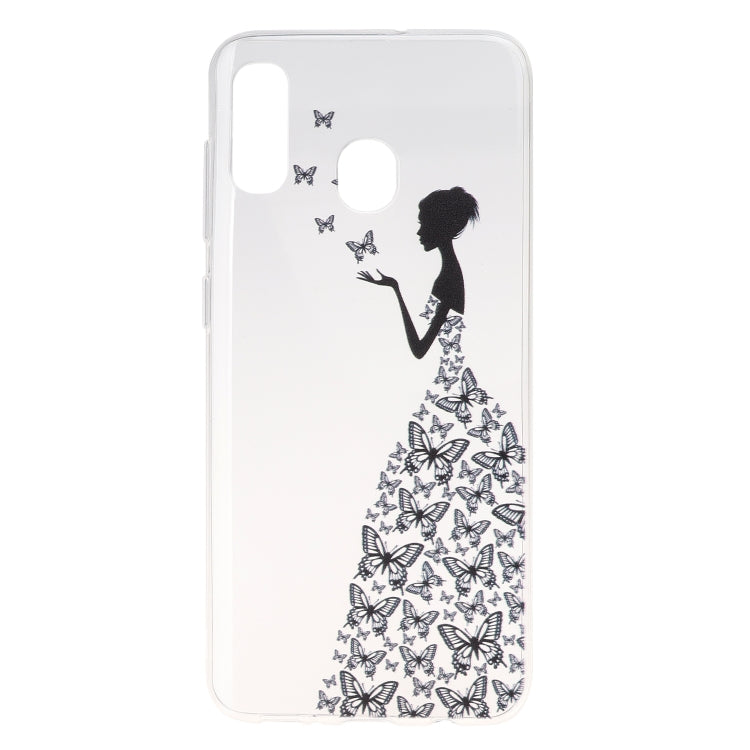 Stylish and Beautiful Pattern TPU Shockproof Cover Case for Galaxy A30