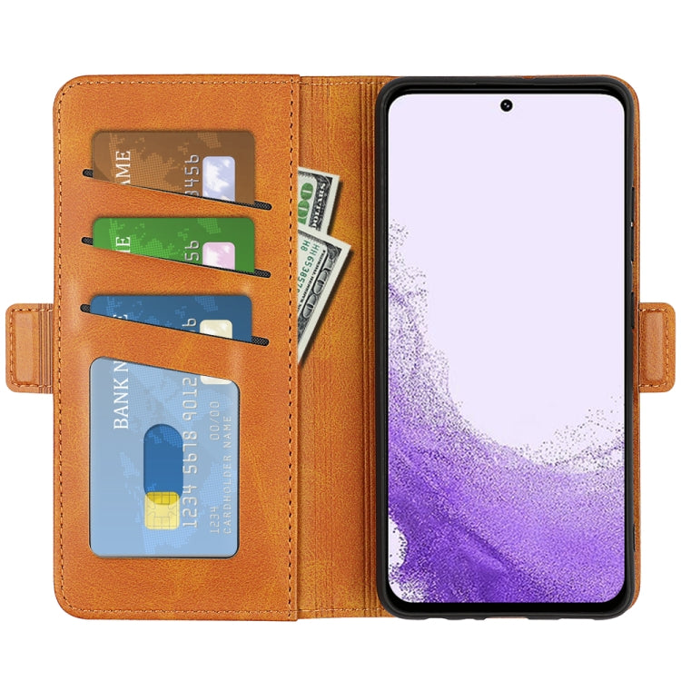 For Samsung Galaxy S23 5G Dual-side Magnetic Buckle Leather Phone Case