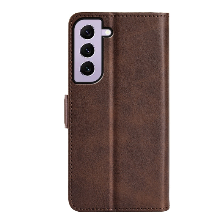 For Samsung Galaxy S23 5G Dual-side Magnetic Buckle Leather Phone Case