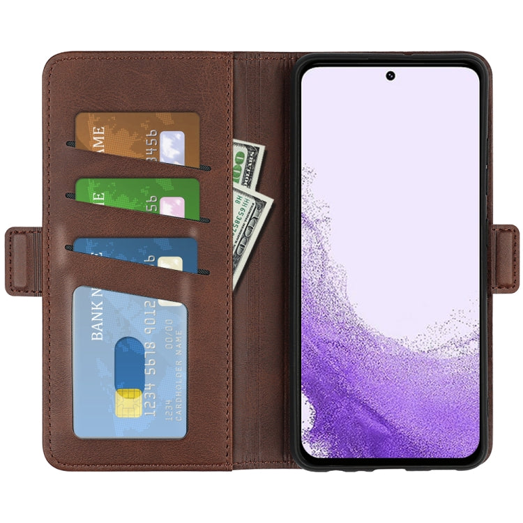 For Samsung Galaxy S23 5G Dual-side Magnetic Buckle Leather Phone Case