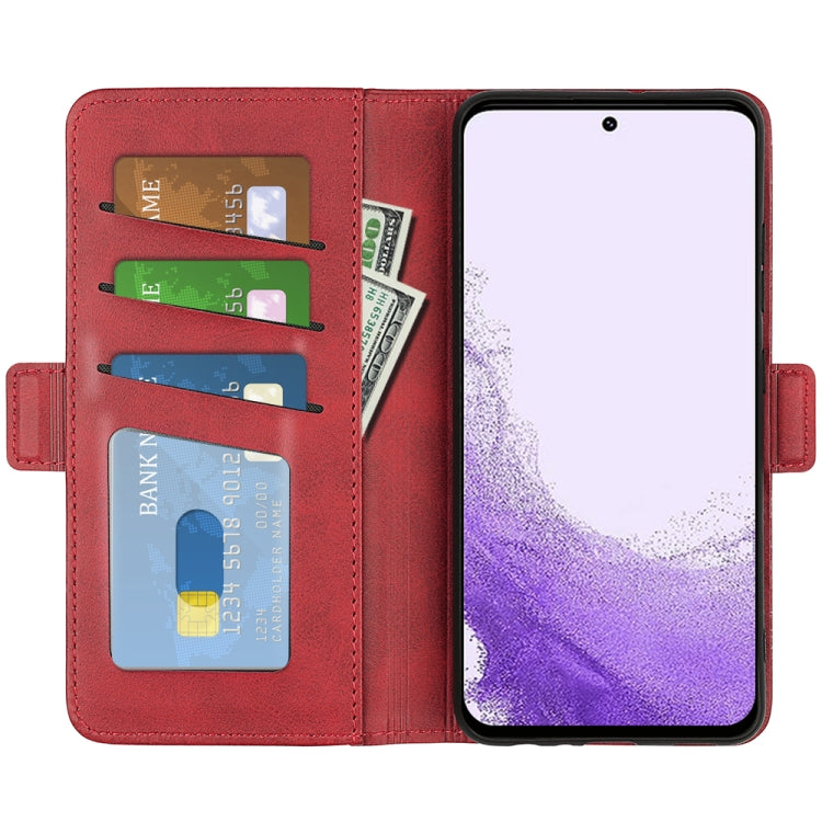 For Samsung Galaxy S23 5G Dual-side Magnetic Buckle Leather Phone Case