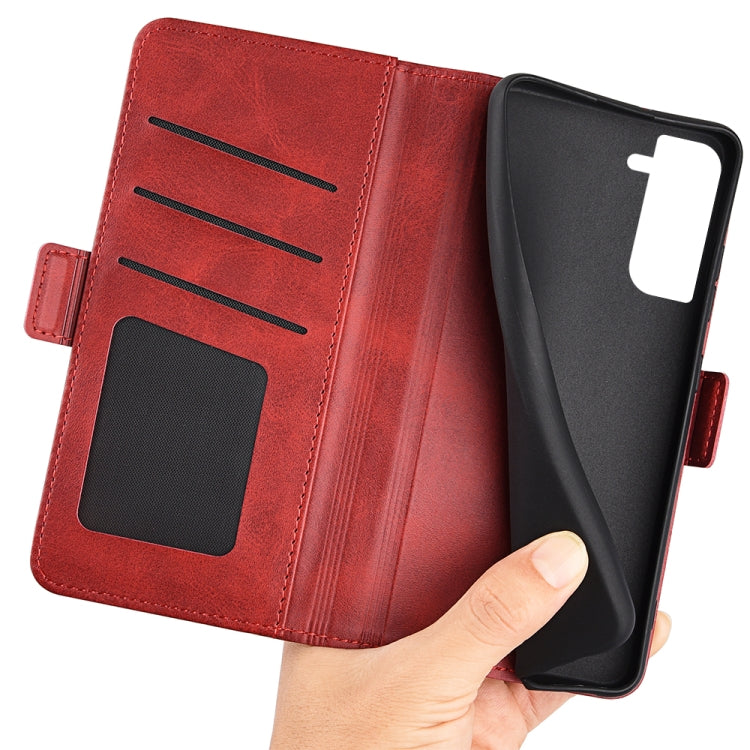 For Samsung Galaxy S23 5G Dual-side Magnetic Buckle Leather Phone Case