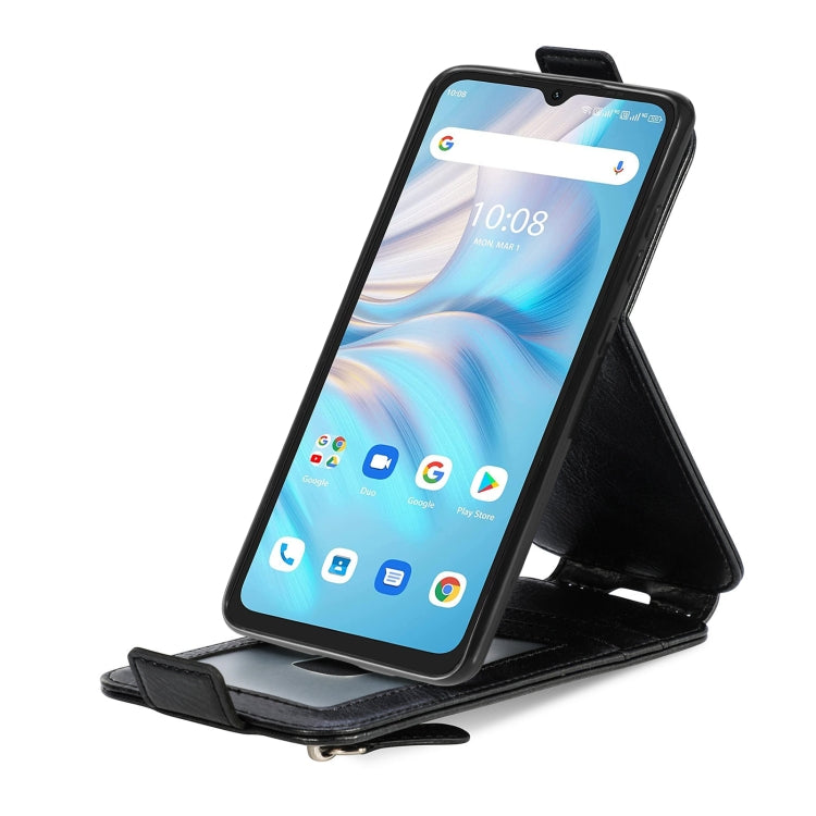 For UMIDIGI A13S Zipper Wallet Vertical Flip Leather Phone Case