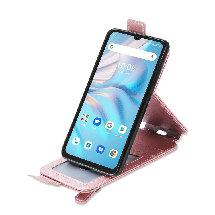 For UMIDIGI A13S Zipper Wallet Vertical Flip Leather Phone Case