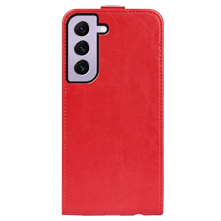For Samsung Galaxy S23 5G R64 Texture Vertical Flip Leather Phone Case