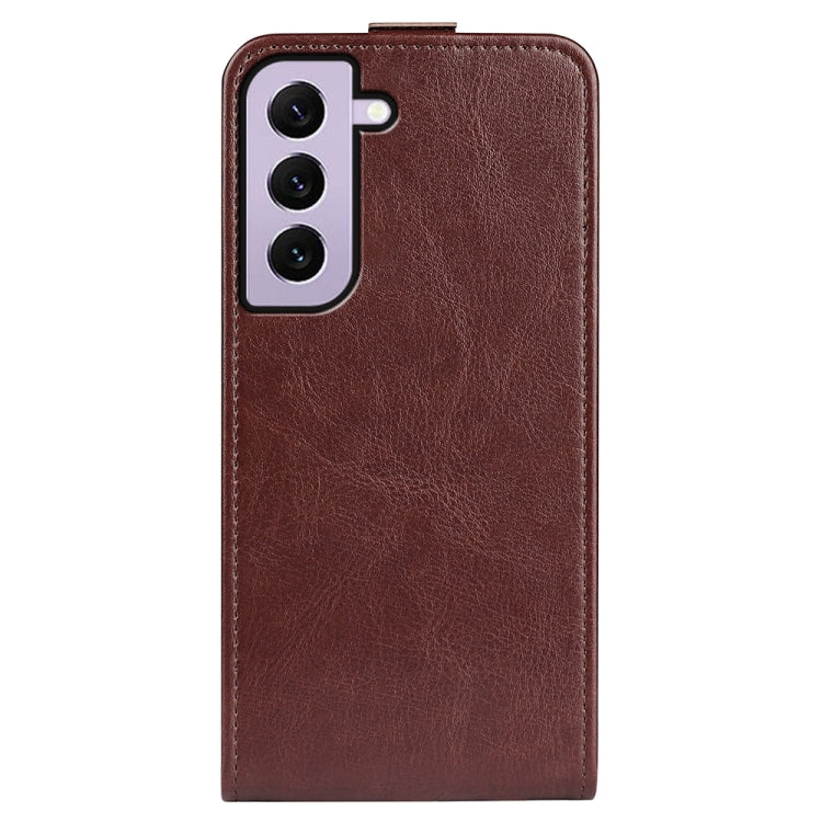 For Samsung Galaxy S23 5G R64 Texture Vertical Flip Leather Phone Case