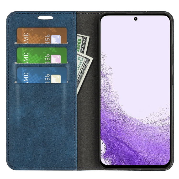 For Samsung Galaxy S23 5G Retro-skin Magnetic Suction Leather Phone Case