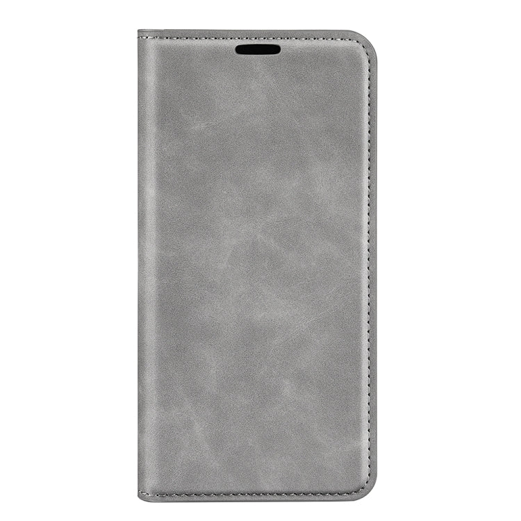 For Samsung Galaxy S23 Ultra 5G Retro-skin Magnetic Suction Leather Phone Case