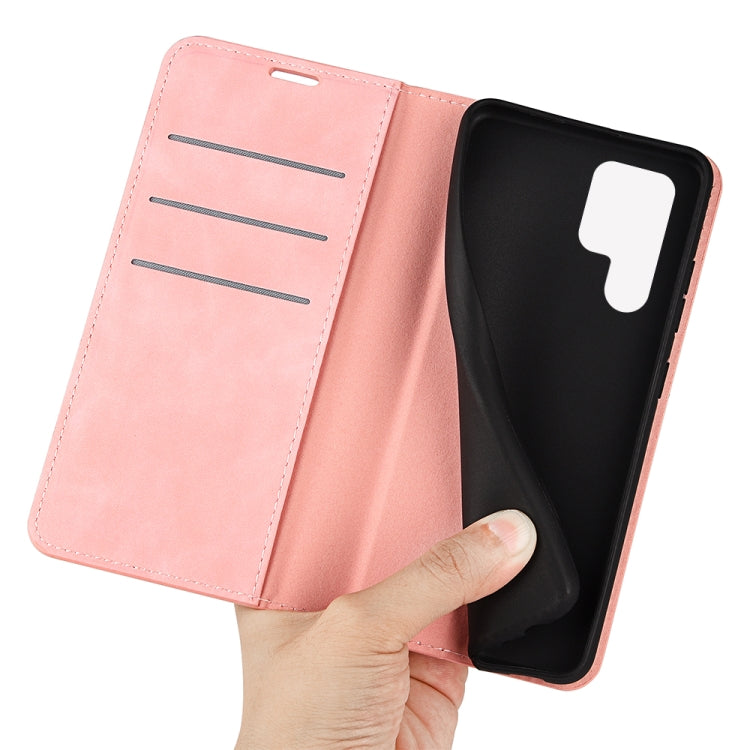For Samsung Galaxy S23 Ultra 5G Retro-skin Magnetic Suction Leather Phone Case