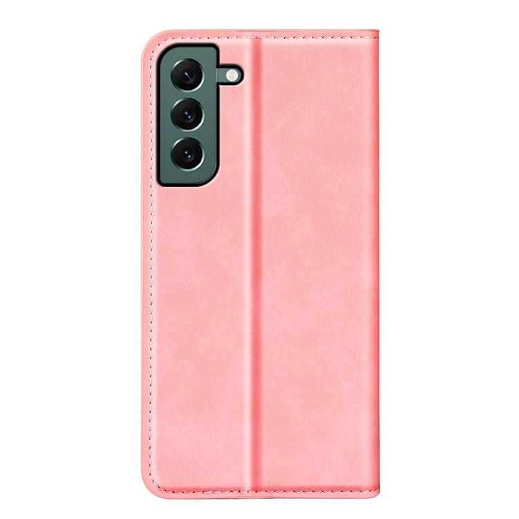 For Samsung Galaxy S23+ 5G Retro-skin Magnetic Suction Leather Phone Case