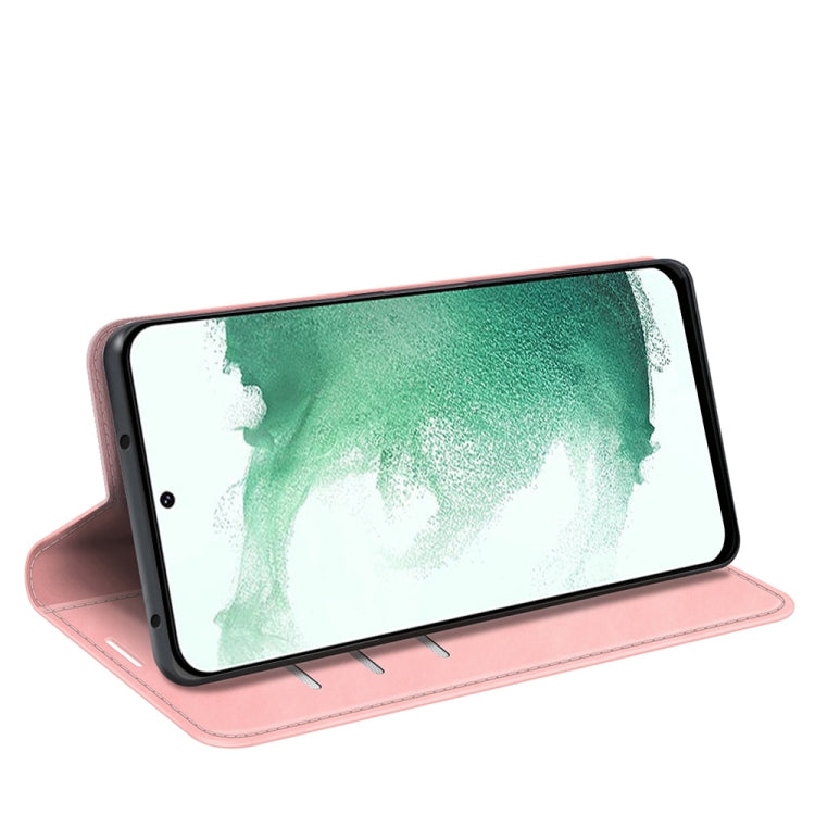 For Samsung Galaxy S23+ 5G Retro-skin Magnetic Suction Leather Phone Case