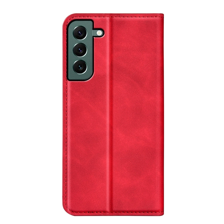 For Samsung Galaxy S23+ 5G Retro-skin Magnetic Suction Leather Phone Case