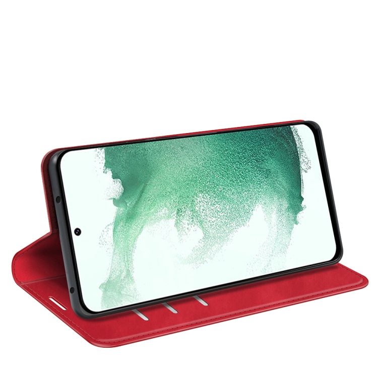 For Samsung Galaxy S23+ 5G Retro-skin Magnetic Suction Leather Phone Case