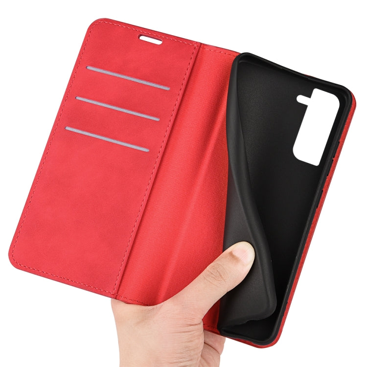 For Samsung Galaxy S23+ 5G Retro-skin Magnetic Suction Leather Phone Case