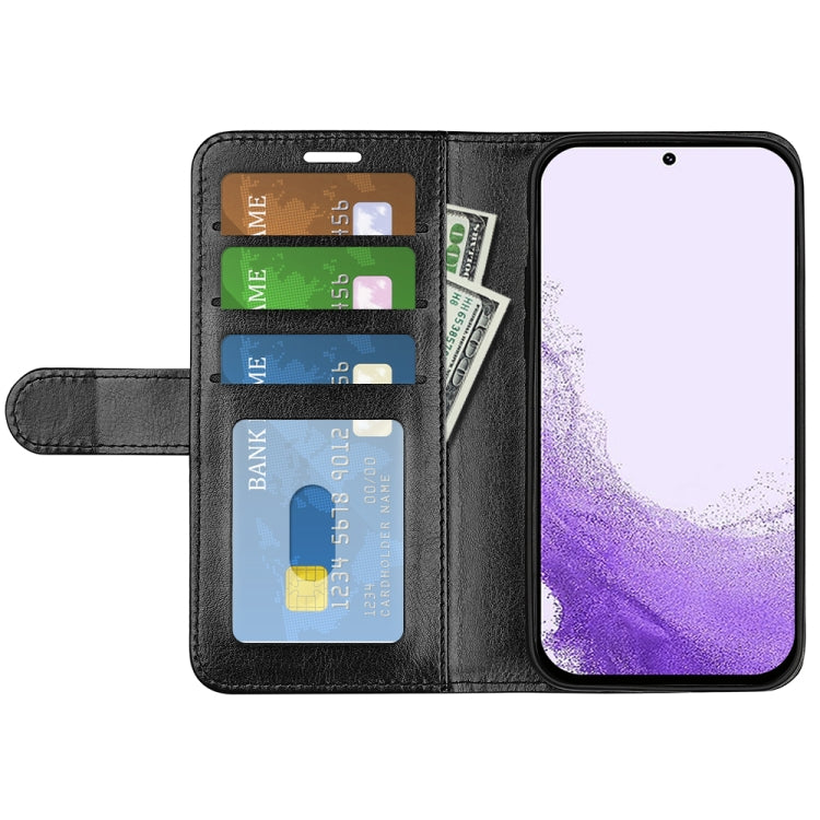 For Samsung Galaxy S23 5G R64 Texture Leather Phone Case