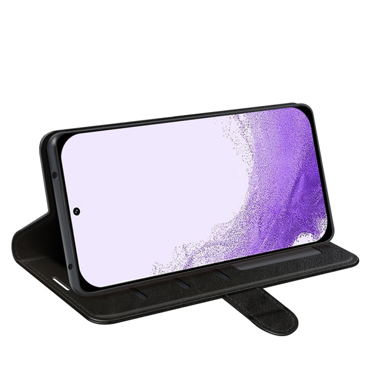 For Samsung Galaxy S23 5G R64 Texture Leather Phone Case