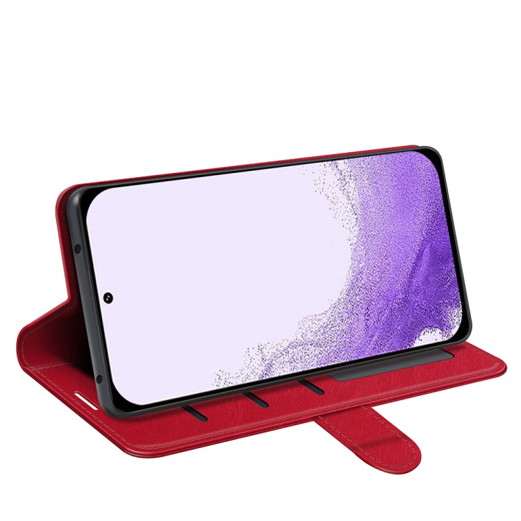 For Samsung Galaxy S23 5G R64 Texture Leather Phone Case